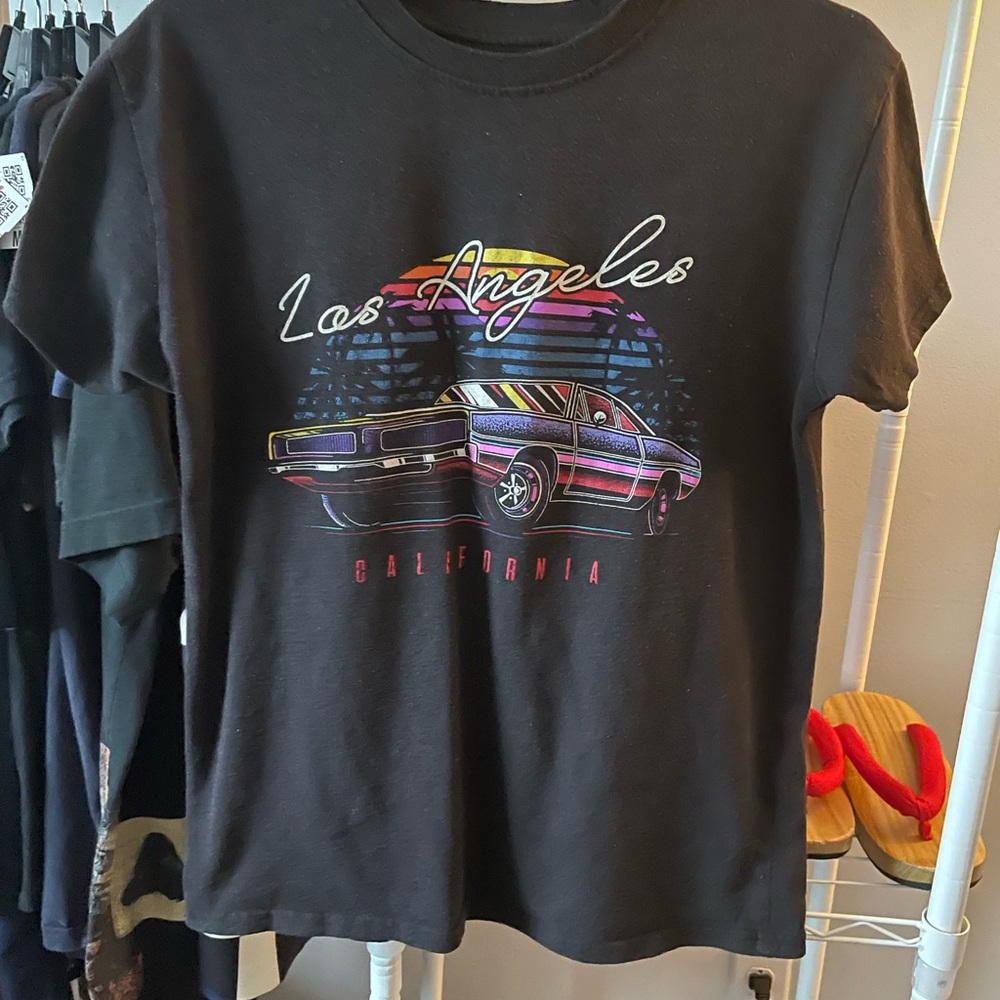 Black Los Angeles Graphic T-Shirt